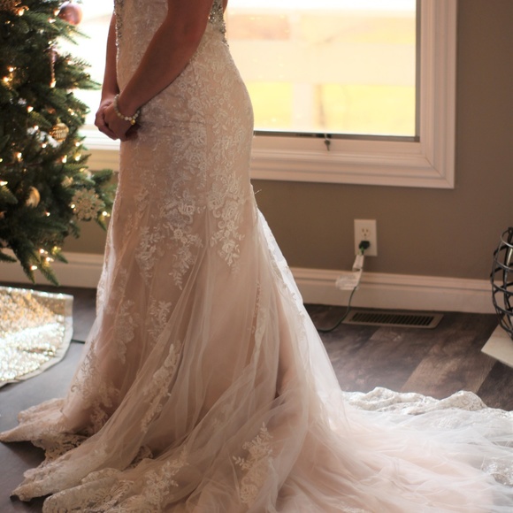 Coco Melody - Beautiful NEW mermaid gown size 6 - Picture 6 of 8